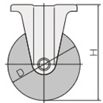 金具付キャスター エスコ