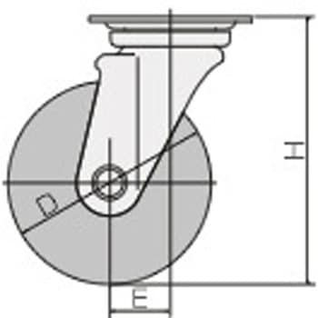 金具付キャスター エスコ