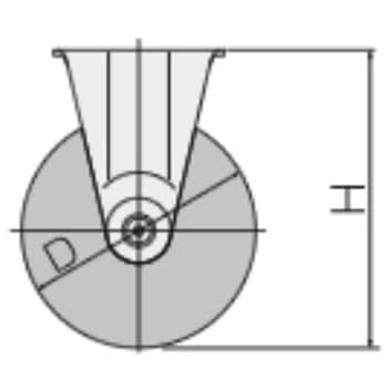 金具付キャスター エスコ