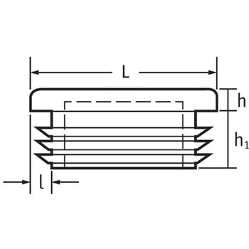 角型保護キャップ - エスコ