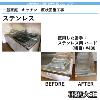 研磨大王 手作業用研磨シート ハーフサイズ バンガードエンタープライズ