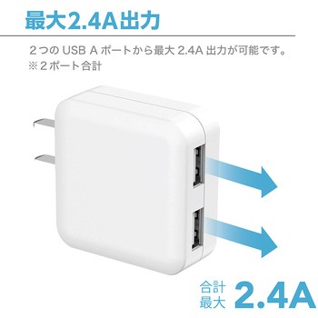 コンセント用充電器2．4A センチュリー