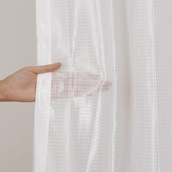 【レース付きセットカーテン】 4枚組 非遮光 洗濯可 カーテン ユニベール