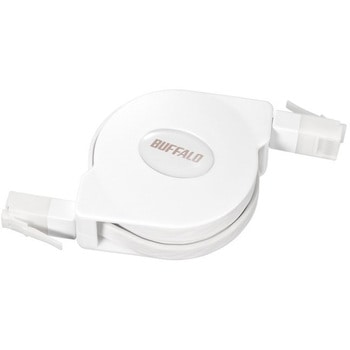ツメの折れないCat6 LANケーブル 巻取式 BUFFALO(バッファロー)