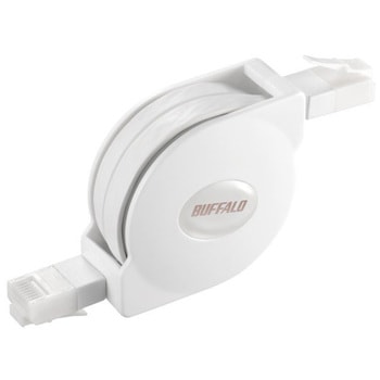 ツメの折れないCat6 LANケーブル 巻取式 BUFFALO(バッファロー)