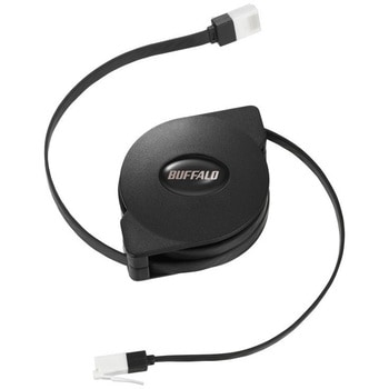 ツメの折れないCat6 LANケーブル 巻取式 BUFFALO(バッファロー)