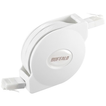 ツメの折れないCat6 LANケーブル 巻取式 BUFFALO(バッファロー)