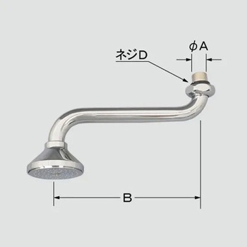 A-1858 �f�����p�C�v�� ���ʐ��𕔕i INAX(LIXIL) 70389430