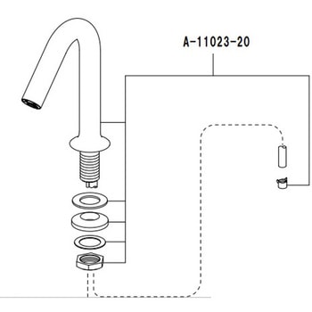 A-11023-30 �f����ASSY INAX(LIXIL) 70390051