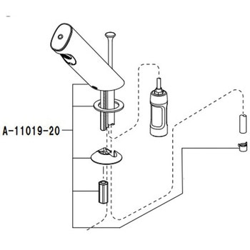 A-11019-20 �f����ASSY INAX(LIXIL) 70390035