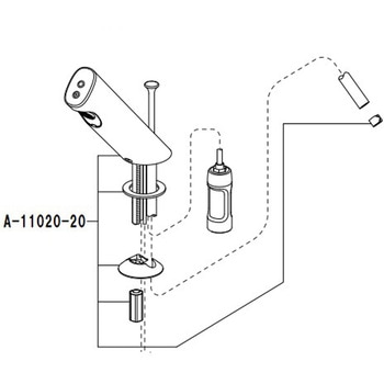 A-11020-20 �f����ASSY INAX(LIXIL) 70390130
