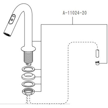 A-11024-20 �f����ASSY INAX(LIXIL) 70390191