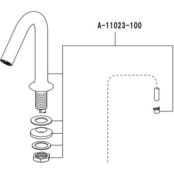A-11023-100 �f����ASSY INAX(LIXIL) 70390218