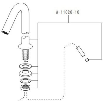 A-11026-10 �f����ASSY INAX(LIXIL) 70390227