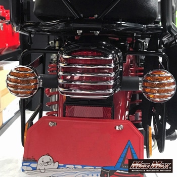 Mr Quick製 ホンダ CC110 クロスカブ用 テールランプガーニッシュ メッキ MAD MAX(マッドマックス)