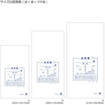 マチ付 紙薬袋 内用 (角底薬袋) 金鵄製作所