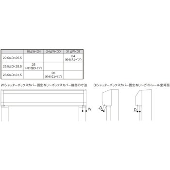 スタイルシェード取付用部品(サッシ枠付け用) トステム(LIXIL)