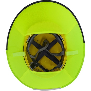 ヘルメット用蛍光バイザー セーフラン安全用品