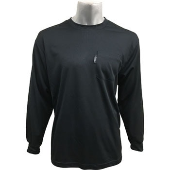 長袖丸首Tシャツ 寿ニット