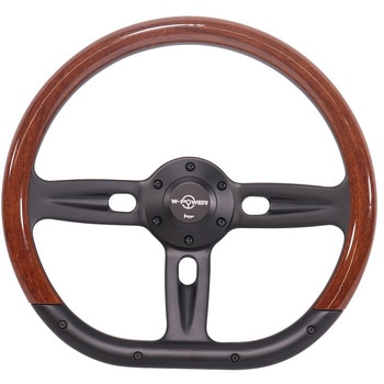 AK-8984 350mm�X�e�A�����O�z�C�[�� �u���b�N���b�L�A���~�����X�|�[�N �ؖڒ� �f�B�[�v�f�B�b�V��50mm MAD MAX(�}�b�h�}�b�N�X) 1�� AK-8984 70421140