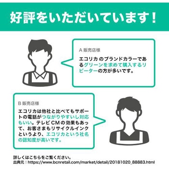 リサイクルインク ブラザー対応 LC411互換 エコリカ