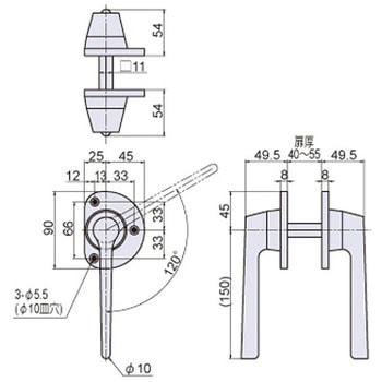 エアータイトグレモンハンドル(ローラーナシ) ジョー・プリンス竹下
