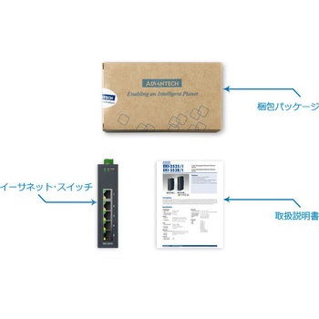 非管理型・産業用 イーサネットスイッチ(10/100mbps対応)【EKI-2000 シリーズ】 Advantech(アドバンテック)
