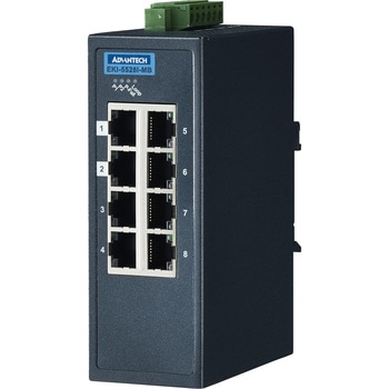 エントリーレベル・管理型・イーサネットスイッチ：EKI-5500シリーズ Advantech(アドバンテック)