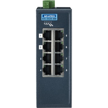 エントリーレベル・管理型・イーサネットスイッチ：EKI-5500シリーズ Advantech(アドバンテック)