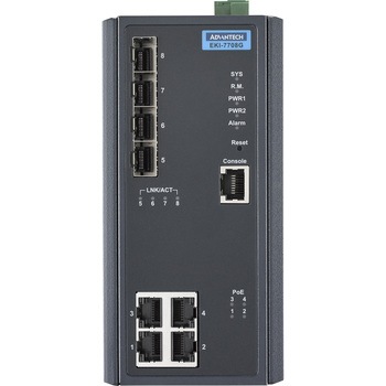 ギガビット 管理型・産業用PoEイーサネットスイッチ Advantech(アドバンテック)