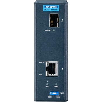 産業用イーサネット(PoE スプリッター+インジェクタ) 広範囲温度対応 Advantech(アドバンテック)