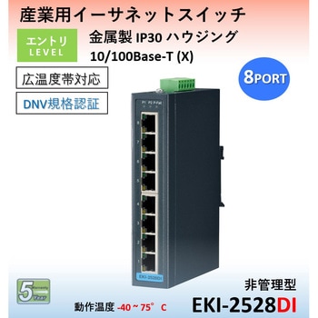 非管理型 産業用イーサネットスイッチ (10/100Mbps対応) EKI-2000シリーズ Advantech(アドバンテック)