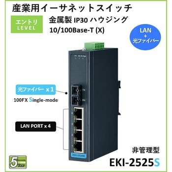 非管理型 産業用イーサネットスイッチ (10/100Mbps対応) EKI-2000シリーズ Advantech(アドバンテック)