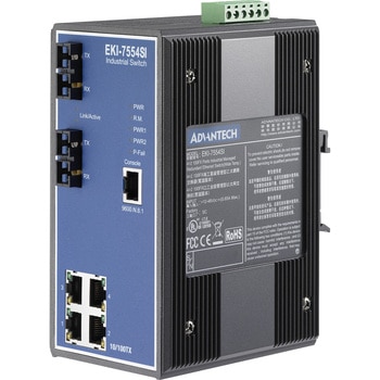 光ファイバー対応 管理型・産業用イーサネットスイッチ Advantech(アドバンテック)