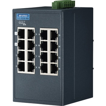 エントリーレベル・管理型・イーサネットスイッチ：EKI-5500シリーズ Advantech(アドバンテック)