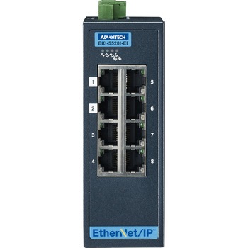 エントリーレベル・管理型・イーサネットスイッチ：EKI-5500シリーズ Advantech(アドバンテック)