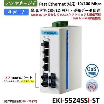 EKI-5524SSI-ST-AE Ǘ^EYƗpC[TlbgXCb` L͈͉xΉFEKI-5500V[Y Advantech(AhoebN) C[Tlbg/t@Co 120mm  EKI-5524SSI-ST-AE 70433704