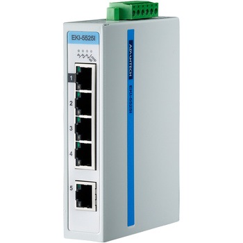 非管理型・産業用イーサネットスイッチ 広範囲温度対応：EKI-5500シリーズ Advantech(アドバンテック)