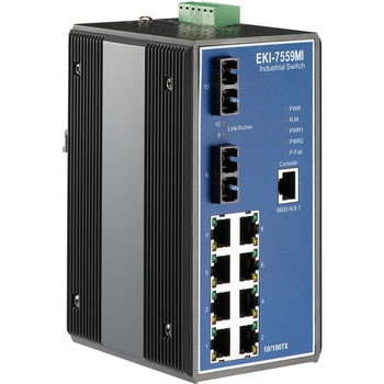 光ファイバー対応 管理型・産業用イーサネットスイッチ Advantech(アドバンテック)