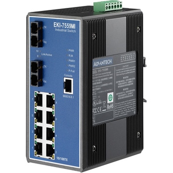 光ファイバー対応 管理型・産業用イーサネットスイッチ Advantech(アドバンテック)