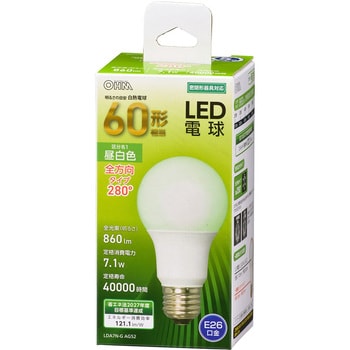 LED電球 E26 60形相当 全方向タイプ オーム電機