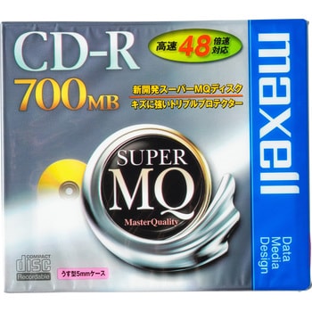 CDR700S.1P データ用CD-R SuperMQ (2-48倍速) 1パック(1枚) マクセル