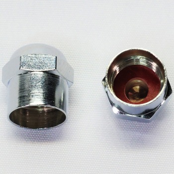 メッキキャップ 丸型  (シーリングパッキン付) - マルエム(自動車用品)