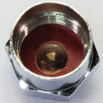 メッキキャップ 丸型  (シーリングパッキン付) - マルエム(自動車用品)