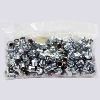 メッキキャップ 丸型  (シーリングパッキン付) - マルエム(自動車用品)