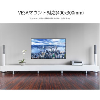 75型4K液晶ディスプレイ UHD PCモニター/3840×2160/HDMI /ブラック/スピーカー：あり