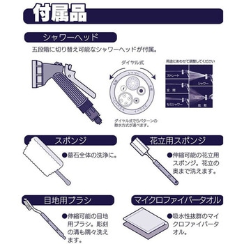 墓石専用お掃除水圧ポンプ ご先祖様 ダリヤ(マルハチ産業)