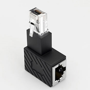 CAT6A対応LANケーブル向き変更 エアリア 有線LANアダプタ 【通販