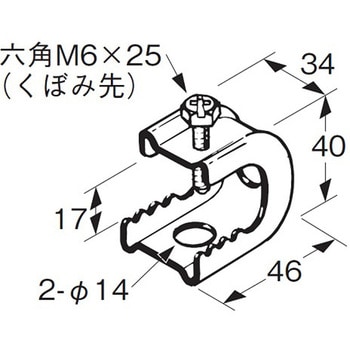 C型ビームクランプ エスコ