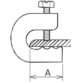 C型ビームクランプ エスコ